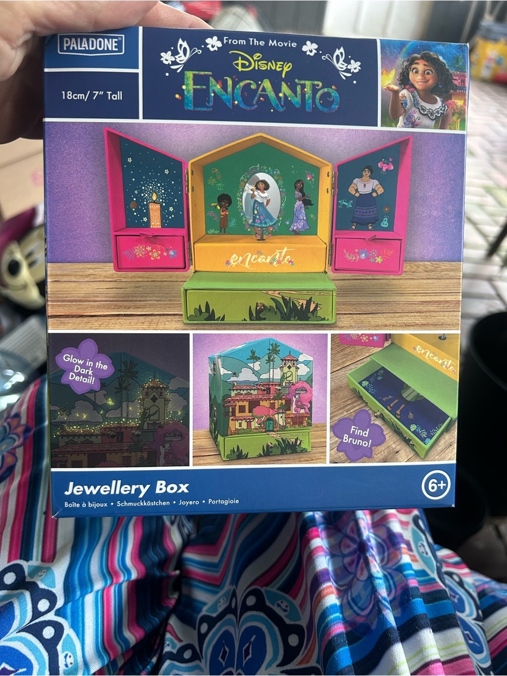 Disney Encanto Kids Jewellery Box by - Multicolor